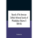 Records Of The American Catholic Historical Society Of Philadelphia (Volume I) 1884-86