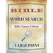 Bible Word Search: Bible Names Edition (Large Print)