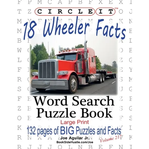 Circle It, 18 Wheeler Facts, Word Search, Puzzle Book