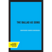 The Ballad as Song