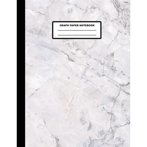 Graph Paper Notebook: Marble Cover Design - Quad Ruled - 120 Pages - 8.5" X 11" - Matte Finished Soft Cover