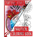 Tattoo-Style nautical coloring book