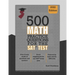 Jersey Scholar's 500 Math Practice Questions for the SAT Test