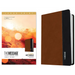 The Message Deluxe Gift Bible, Large Print (Leather-Look, Saddle Tan/Black): The Bible in Contemporary Language