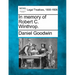 In Memory of Robert C. Winthrop.