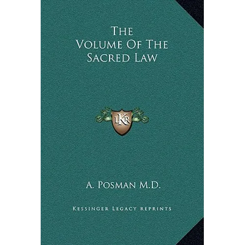 The Volume Of The Sacred Law