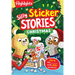 Silly Sticker Stories: Christmas: Fun Christmas Sticker Book for Kids with Hidden Pictures Puzzles, Fill-In Stories and Holiday Activities