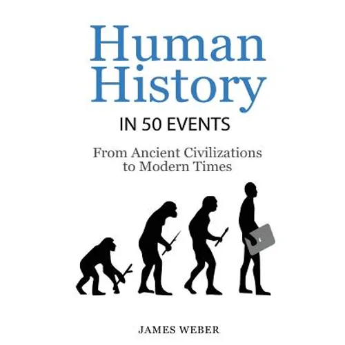 History: Human History in 50 Events: From Ancient Civilizations to Modern Times (World History, History Books, People History)