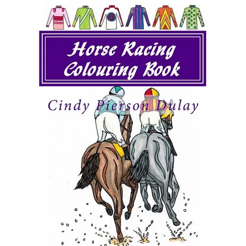 Horse Racing Colouring Book