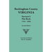 Buckingham County, Virginia, Surveyor's Plat Book, 1762-1858. Second Edition
