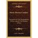 Marie Therese Couderc: Foundress Of The Congregation Of Our Lady Of The Cenacle (1921)