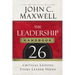 The Leadership Handbook: 26 Critical Lessons Every Leader Needs