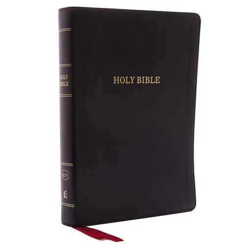 KJV, Deluxe Reference Bible, Giant Print, Imitation Leather, Black, Red Letter Edition
