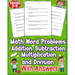 Math Word Problems Addition Subtraction Multiplication and Division With Answers Grades 3-5: Simplify one-step challenges with addition and subtractio
