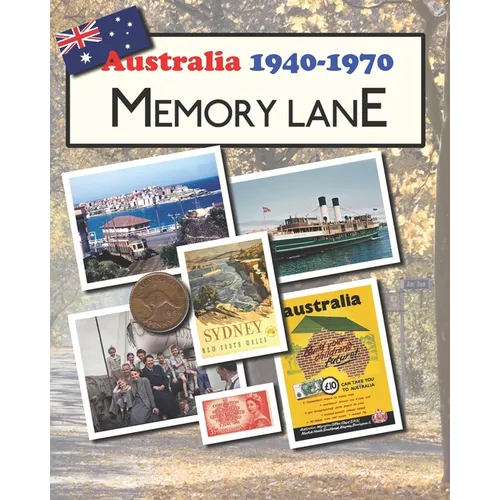 Australia 1940-1970 Memory Lane: large print picture book for dementia patients