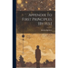 Appendix to First Principles [By H.S.]