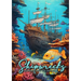 Shipwrecks Coloring Book for Adults: Ocean Coloring Book Adults Grayscale Sea Life Coloring Book Adults