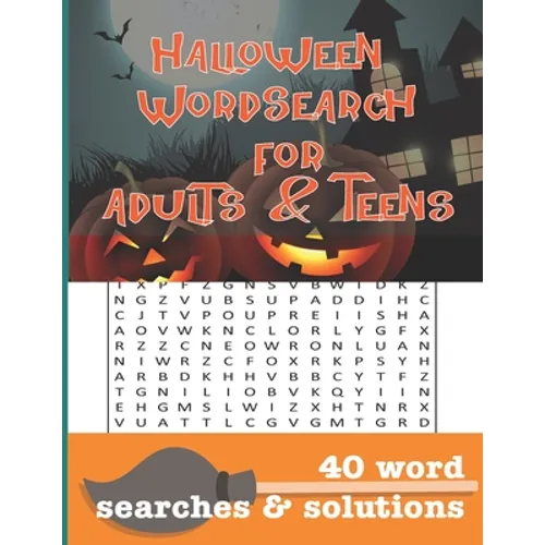 Halloween Wordsearch: For Adults and Teens