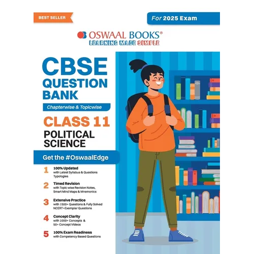Oswaal CBSE Question Bank Class 11 Political Science, Chapterwise and Topicwise Solved Papers For 2025 Exams