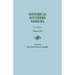 Historical Southern Families. in 23 Volumes. Volume XXII