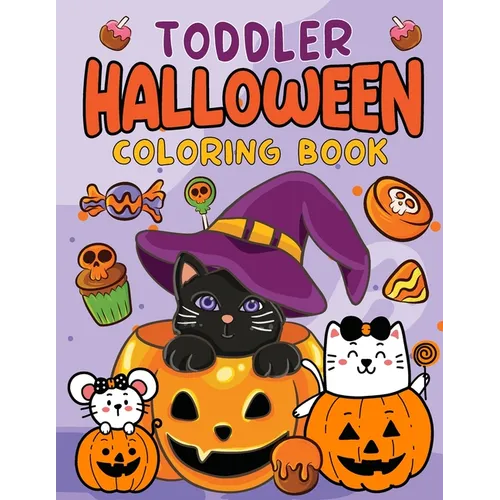 Toddler Halloween Coloring Book for Kids: Halloween Theme Book for Toddlers
