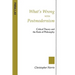 What's Wrong with Postmodernism?: Critical Theory and the Ends of Philosophy