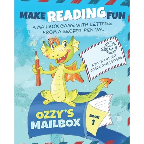 Ozzy's Mailbox: Motivate reading practice with Ozzy's learn to read games for kids 5-7! Interactive letters from a dragon pen pal, dai