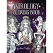 Astrology Coloring Book: Dive deep into this zodiac signs adult coloring book. Includes two illustrations for each sign and its personality and charac