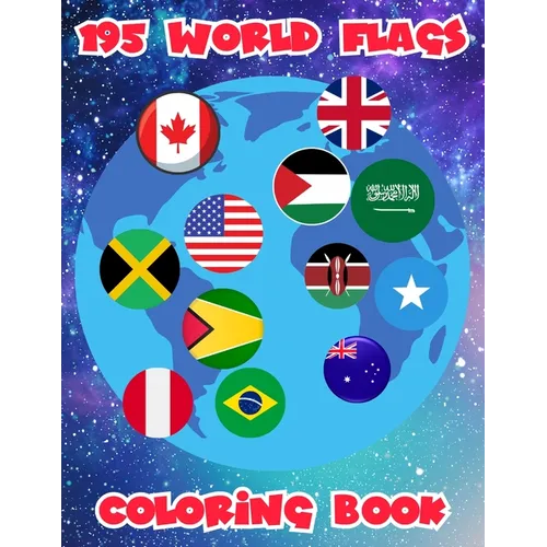 195 World Flags Coloring Book