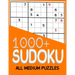 1000+ Sudoku All Medium Puzzles: Sudoku medium book, puzzles for adults 1000+