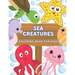 Sea Creatures Coloring Book For Kids: Ocean Animals And Underwater Life (Fish, Jellyfish, Octopus, Turtle), Simple Picture For Todllers, Aged 3+
