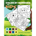 Color by Numbers for Kids: Animals In The Forest Coloring Book