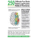 250 2-Minute Fun Brain Teasers, Logic Puzzles, Riddles & Trivia Games: Activity Book for Adults, Kids & Teens with Math Riddles, Logical Puzzles, Ques