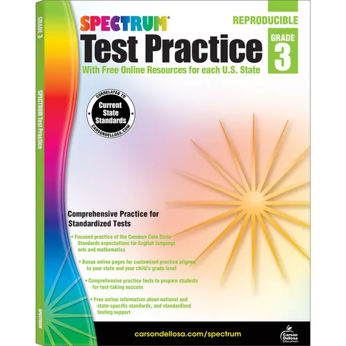 Spectrum Test Practice, Grade 3: Volume 63