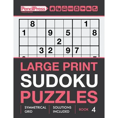 Large Print Sudoku Puzzles (Hard puzzles), (Book 4)