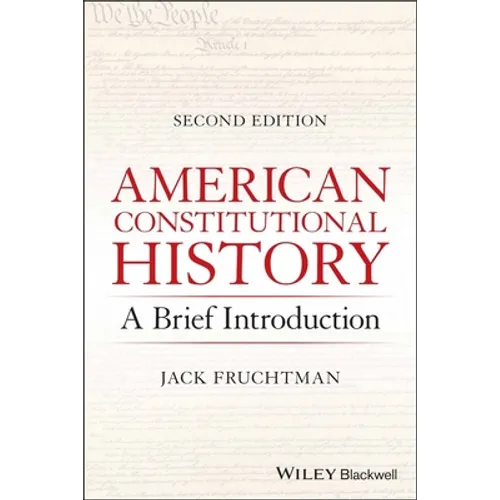 American Constitutional History: A Brief Introduction