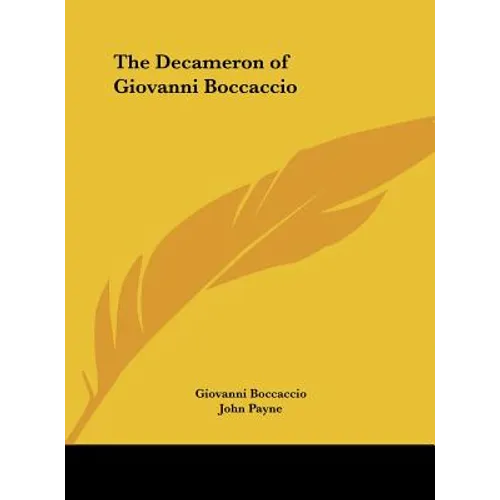 The Decameron of Giovanni Boccaccio