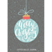 Merry Christmas Dotted Bullet Journal: Cheaper and More Useful than a Card! (Blue Ornament) Medium A5 - 5.83X8.27