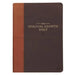 Nlt, the Spiritual Growth Bible (Faux Leather, Chocolate Brown/Ginger)