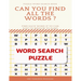 Puzzle Word Search Book Can You Find All the Words ? Find Each Word If Yo Can Easy to Medium to Hard Word Search Puzzle 100 Various Puzzles: Word Sear