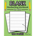 Blank Handwriting Workbook for Kids: 100 Pages of Blank Practice Paper! (Dotted Line Paper)