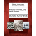 Elegaic Sonnets, and Other Poems.