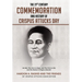 The 21st Century Commemoration and History of Crispus Attucks Day: He Was The First to Defy, and The First to Die and His Name is Crispus Attucks!