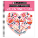 Brain Games - Sticker by Number: Valentine's Day 10 Heartwarming Designs No Mess Art Activity Book Gift for Kids, Teens & Adults Perforated Pages, Spi