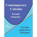 Contemporary Calculus Second Semester