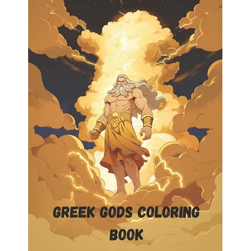 Greek God Mythology Coloring Book for Kids and Adults