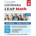 LEAP Test Prep: 6th Grade Math Practice Workbook and Full-length Online Assessments: LEAP Study Guide