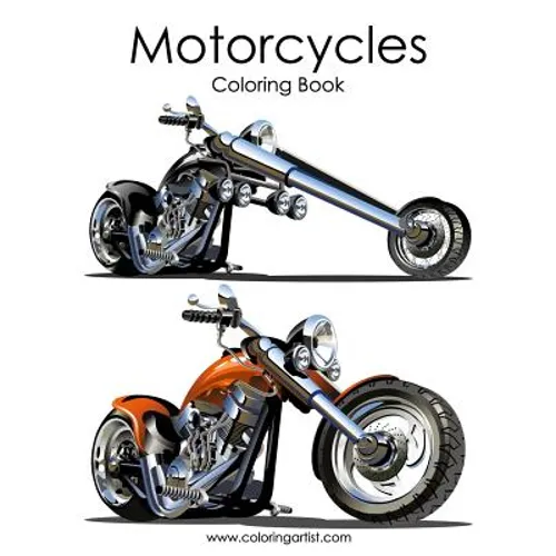 Motorcycle Coloring Book 1