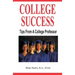 College Success: Tips From A College Professor