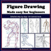 Figure Drawing - Made easy for beginners: Detailed step by step - art tutorial book